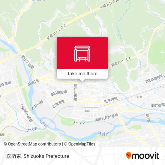 旗指東 map