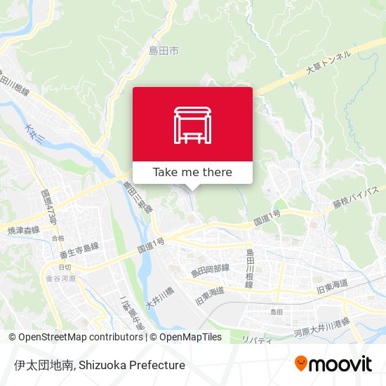 伊太団地南 map