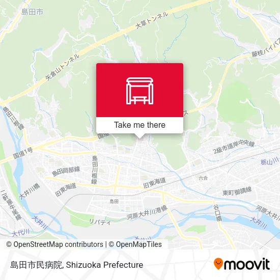 島田市民病院 map