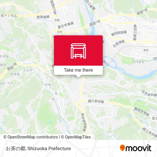 お茶の郷 map