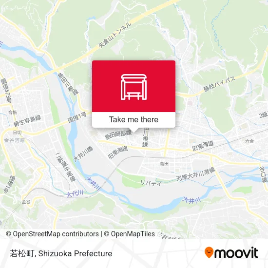 若松町 map