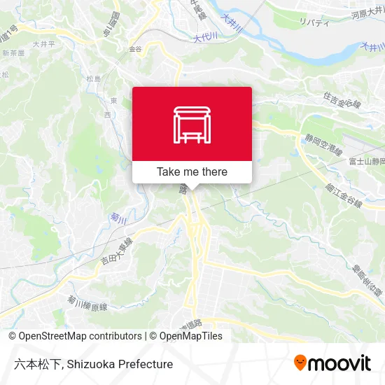 六本松下 map