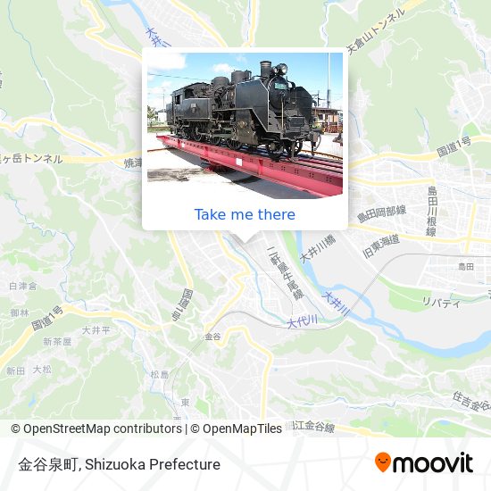 金谷泉町 map