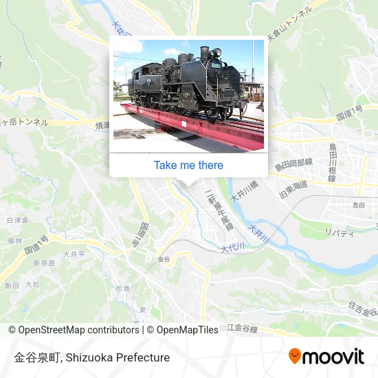 金谷泉町 map
