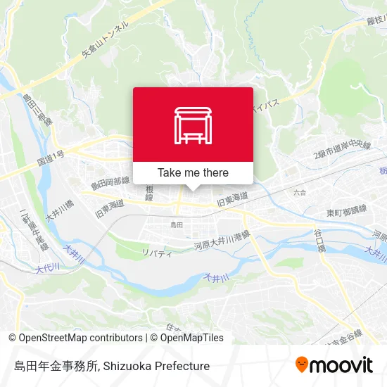 島田年金事務所 map