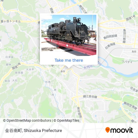 金谷南町 map