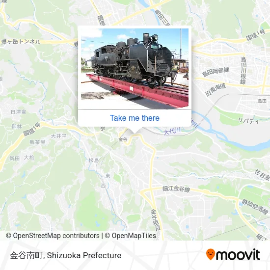 金谷南町 map