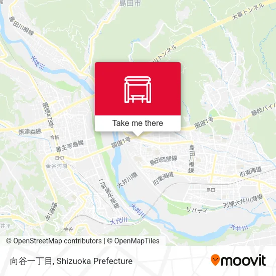 向谷一丁目 map