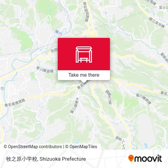 牧之原小学校 map