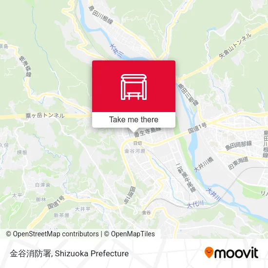 金谷消防署 map
