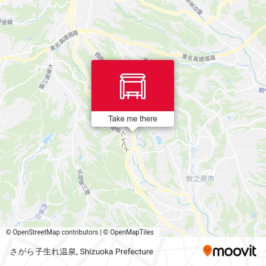 さがら子生れ温泉 map