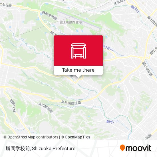 勝間学校前 map
