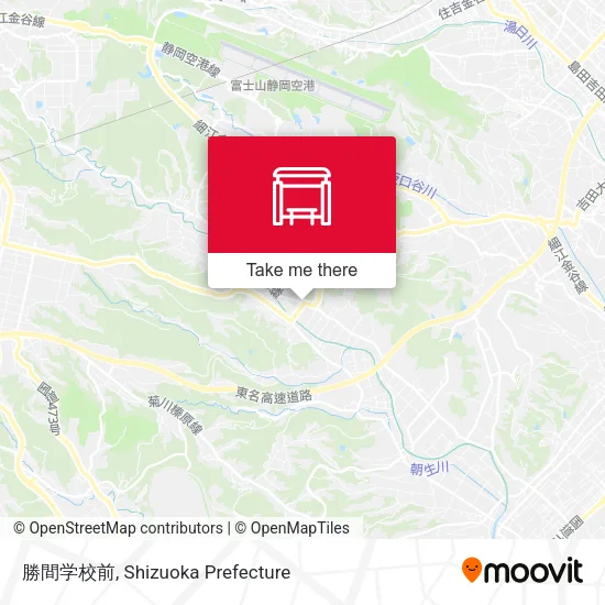 勝間学校前 map