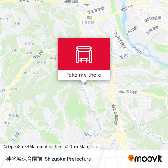 神谷城保育園前 map