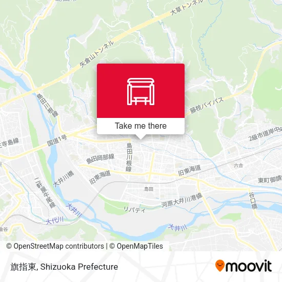旗指東 map