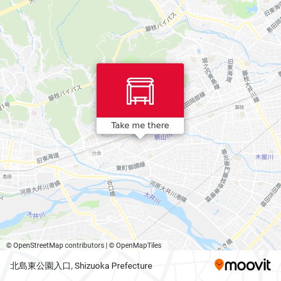 北島東公園入口 map