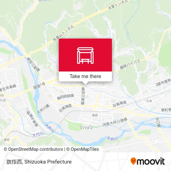 旗指西 map