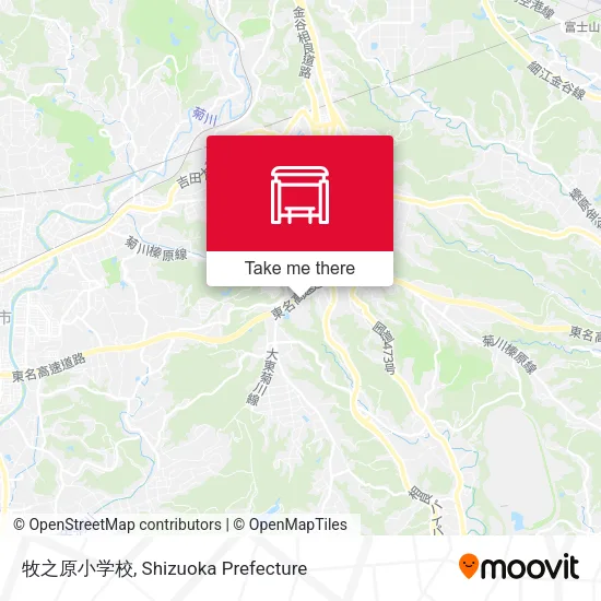 牧之原小学校 map
