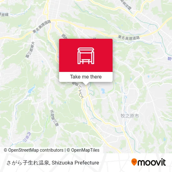 さがら子生れ温泉 map