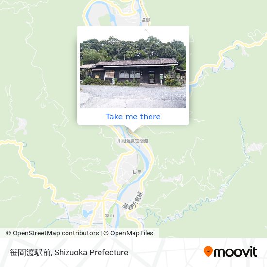 笹間渡駅前 map