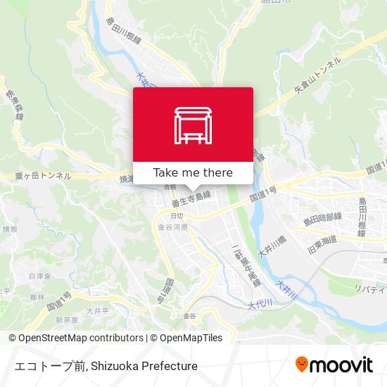 エコトープ前 map