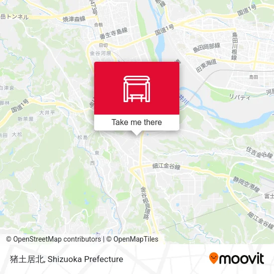 猪土居北 map