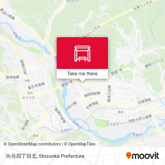 向谷四丁目北 map