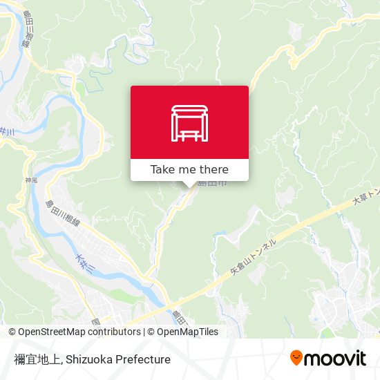 禰宜地上 map