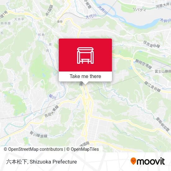 六本松下 map