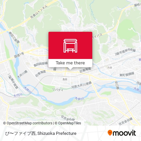 ぴ〜ファイブ西 map