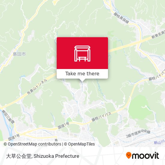 大草公会堂 map