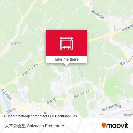 大草公会堂 map