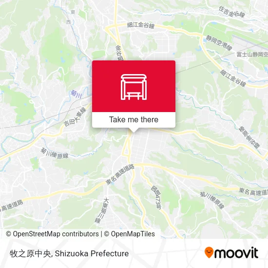 牧之原中央 map