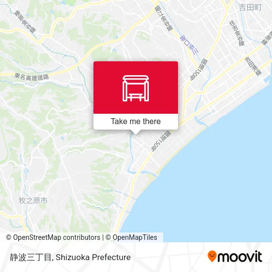 静波三丁目 map