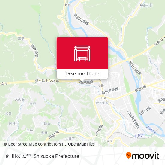 向川公民館 map