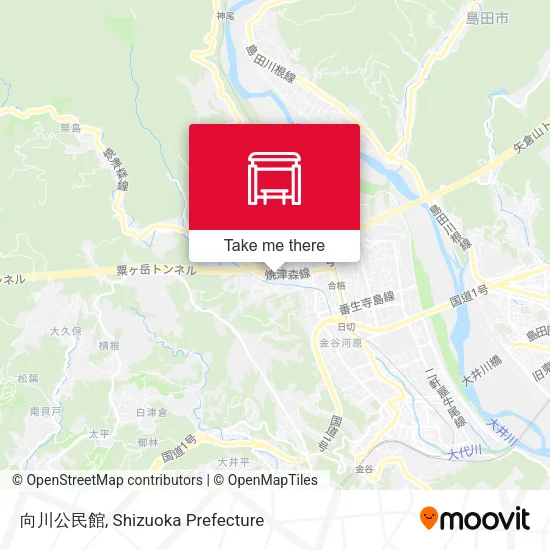 向川公民館 map