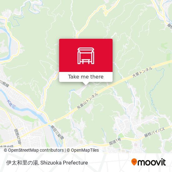 伊太和里の湯 map