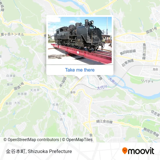 金谷本町 map