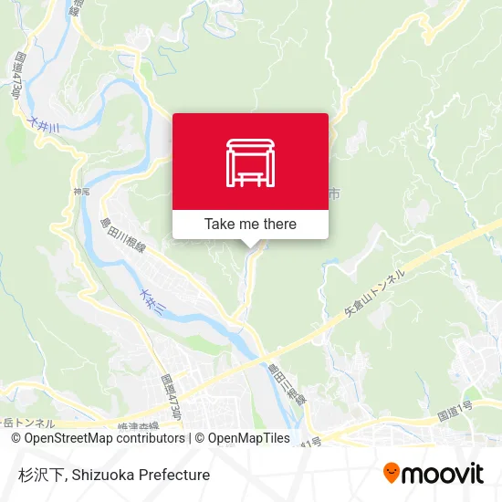 杉沢下 map