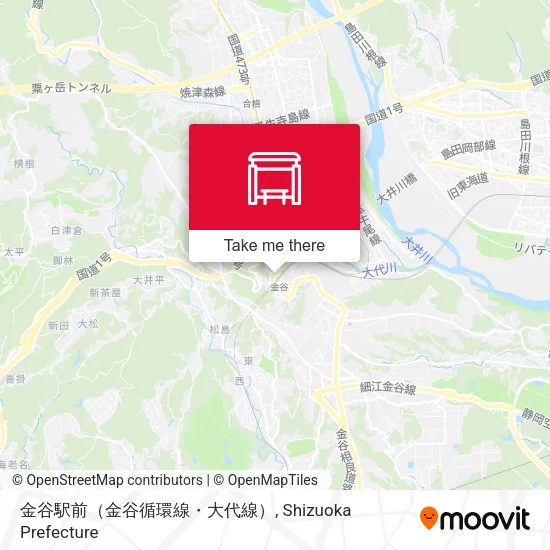 金谷駅前（金谷循環線・大代線） map
