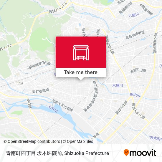青南町四丁目 坂本医院前 map
