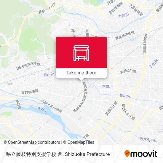 県立藤枝特別支援学校 西 map