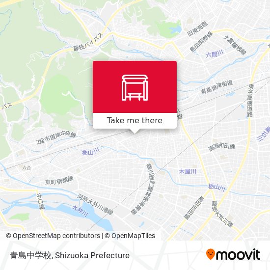 青島中学校 map