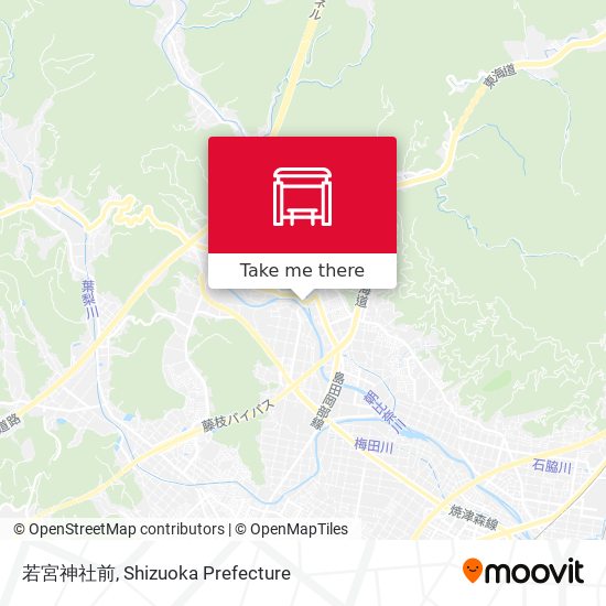 若宮神社前 map