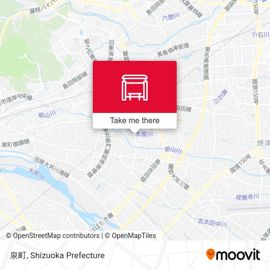 泉町 map