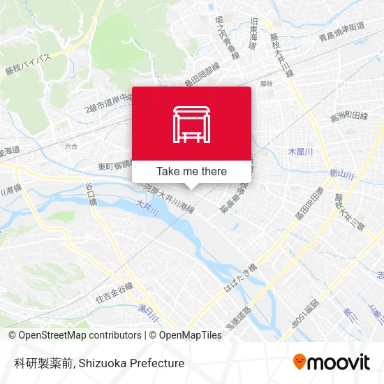 科研製薬前 map
