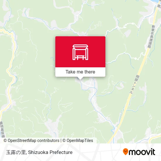 玉露の里 map