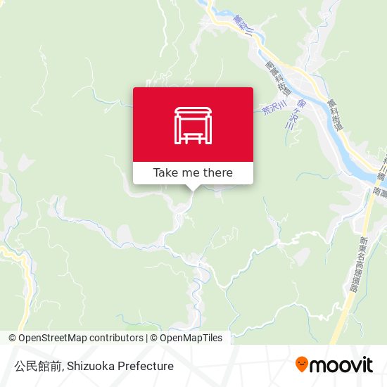 公民館前 map