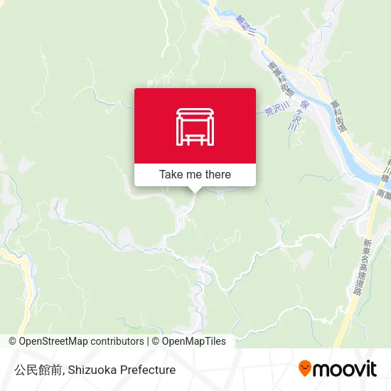 公民館前 map
