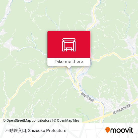 不動峡入口 map